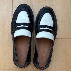Madewell Men's Classic Black and White Loafers